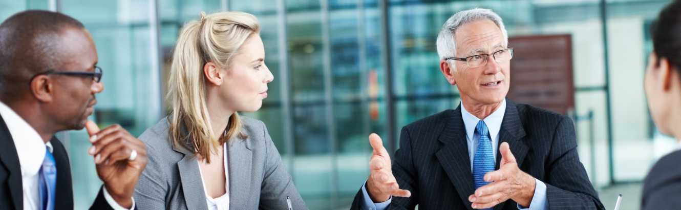 Group of executives at a meeting